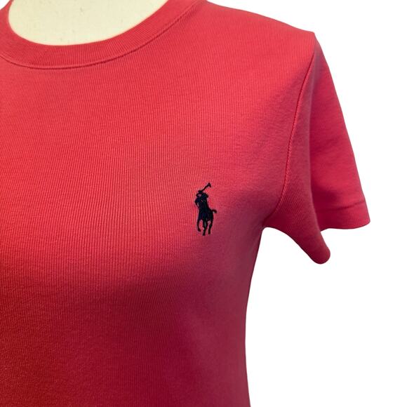 Ralph Lauren Sport Pink T-Shirt - Size Medium - 100% Cotton - Picture 2 of 7